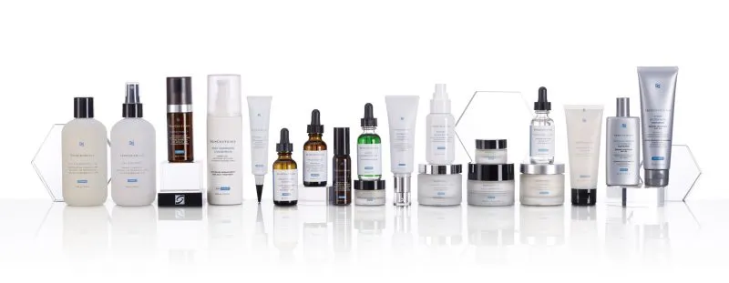 Several skin care products