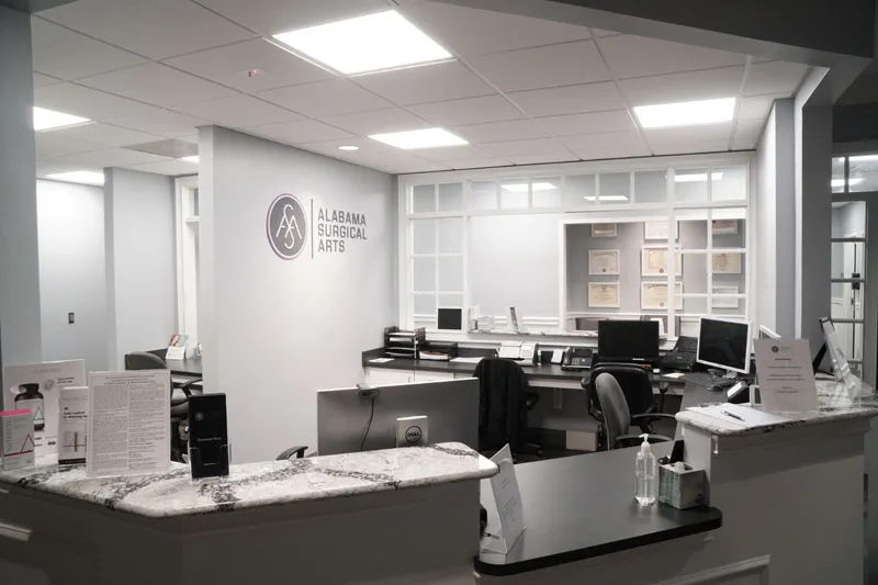 Front desk at Alabama Surgical Arts
