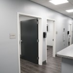 Hallway to treatment rooms at Alabama Surgical Arts