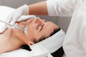 cosmetology beauty procedures lady receiving rejuvenation